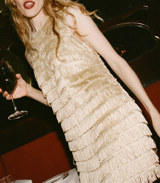 DÔEN Women Jubilee Dress - Vintage Pearl