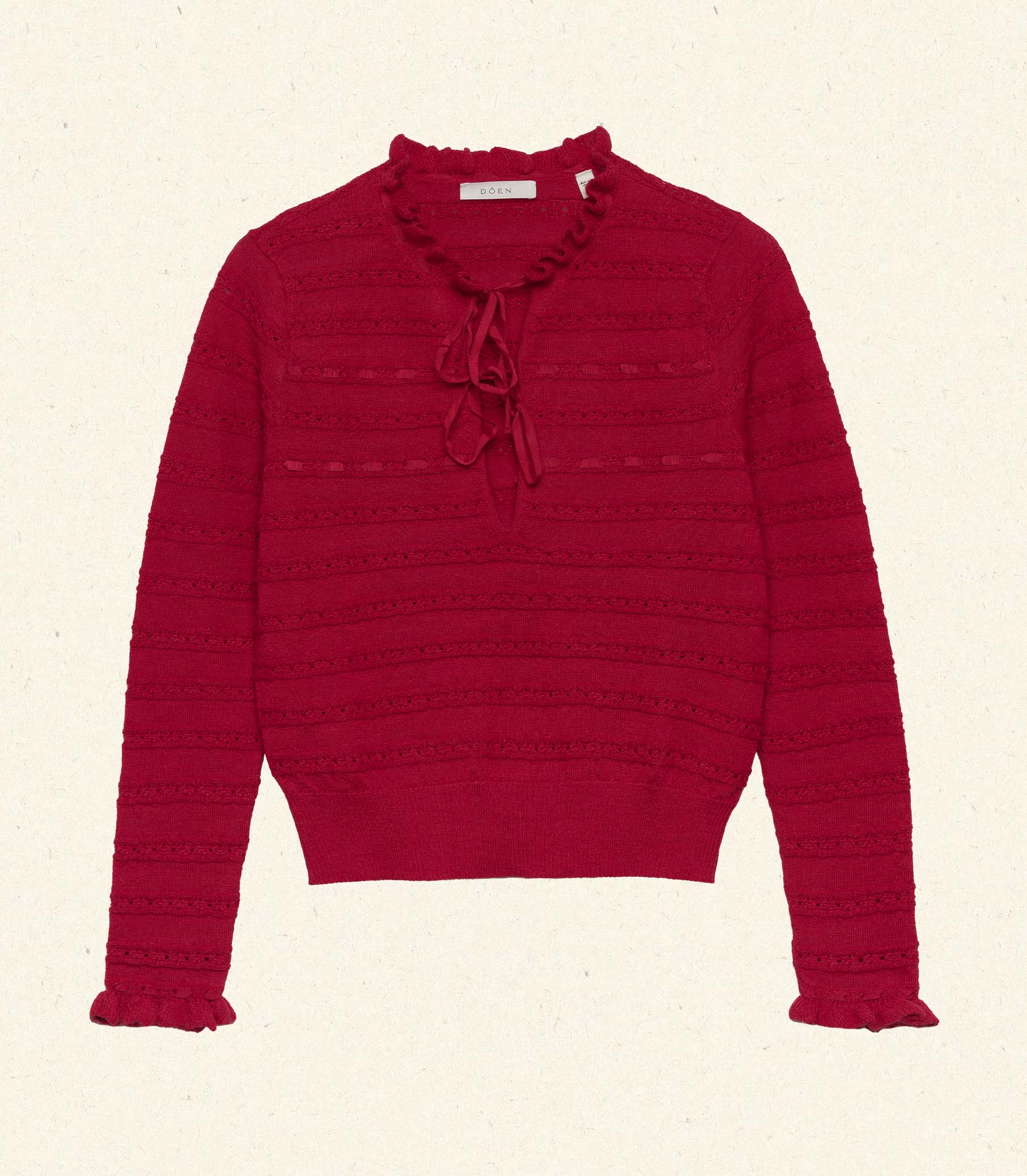 DÔEN Women Cordelie Top - Wild Cherry