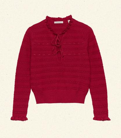 DÔEN Women Cordelie Top - Wild Cherry