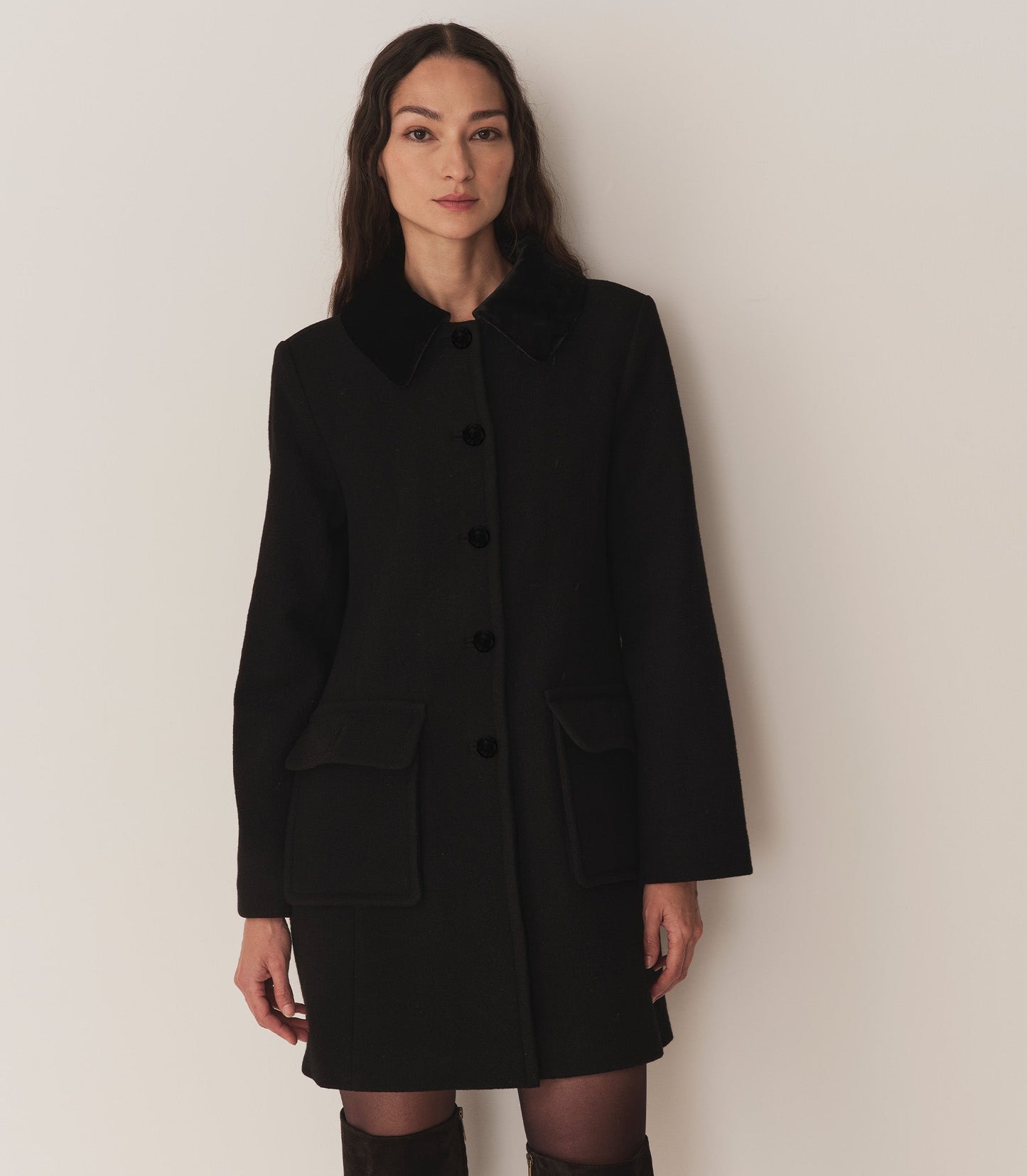 DÔEN Women Watson Coat - Black