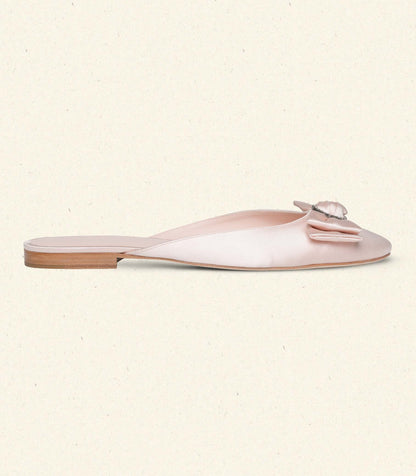 DÔEN Women Tilly Mule - Peche Satin