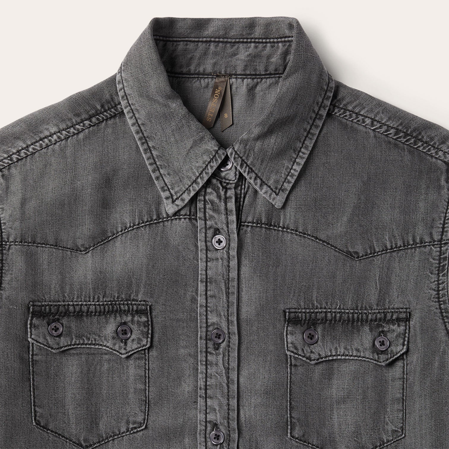 Stetson Boyfriend Fit Denim Shirt