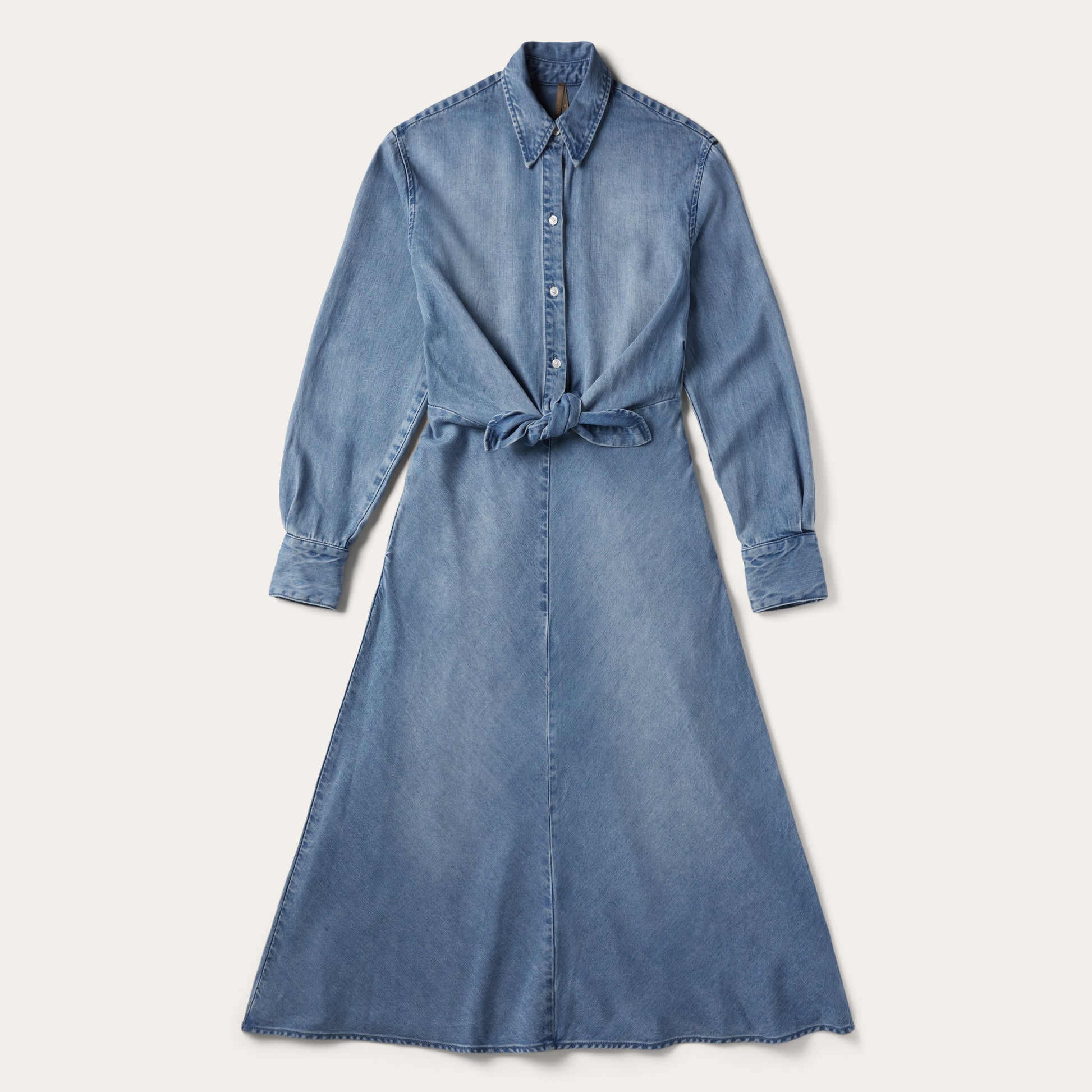Stetson Denim Tie-Front Dress