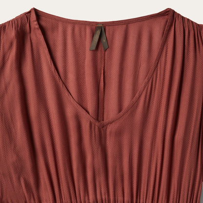 Stetson Cinnamon Herringbone Dress