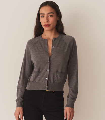 DÔEN Women Celine Cardigan - Grey