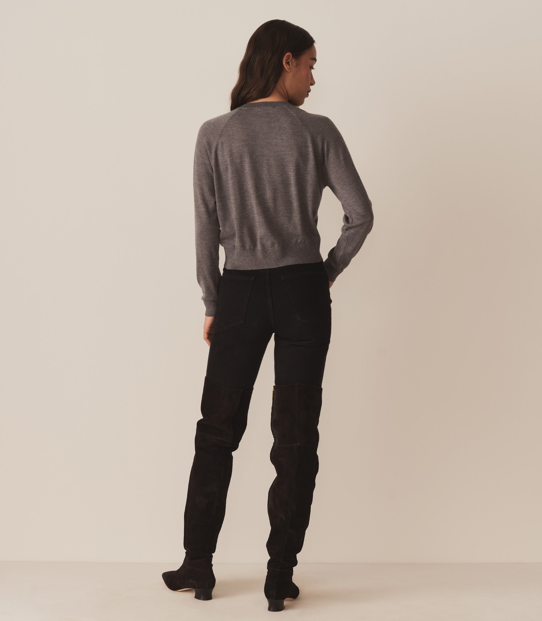 DÔEN Women Celine Cardigan - Grey