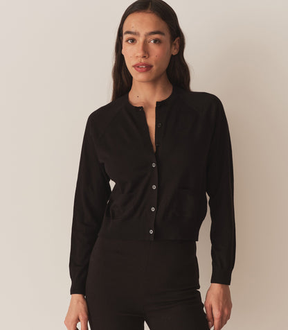 DÔEN Women Celine Cardigan - Black