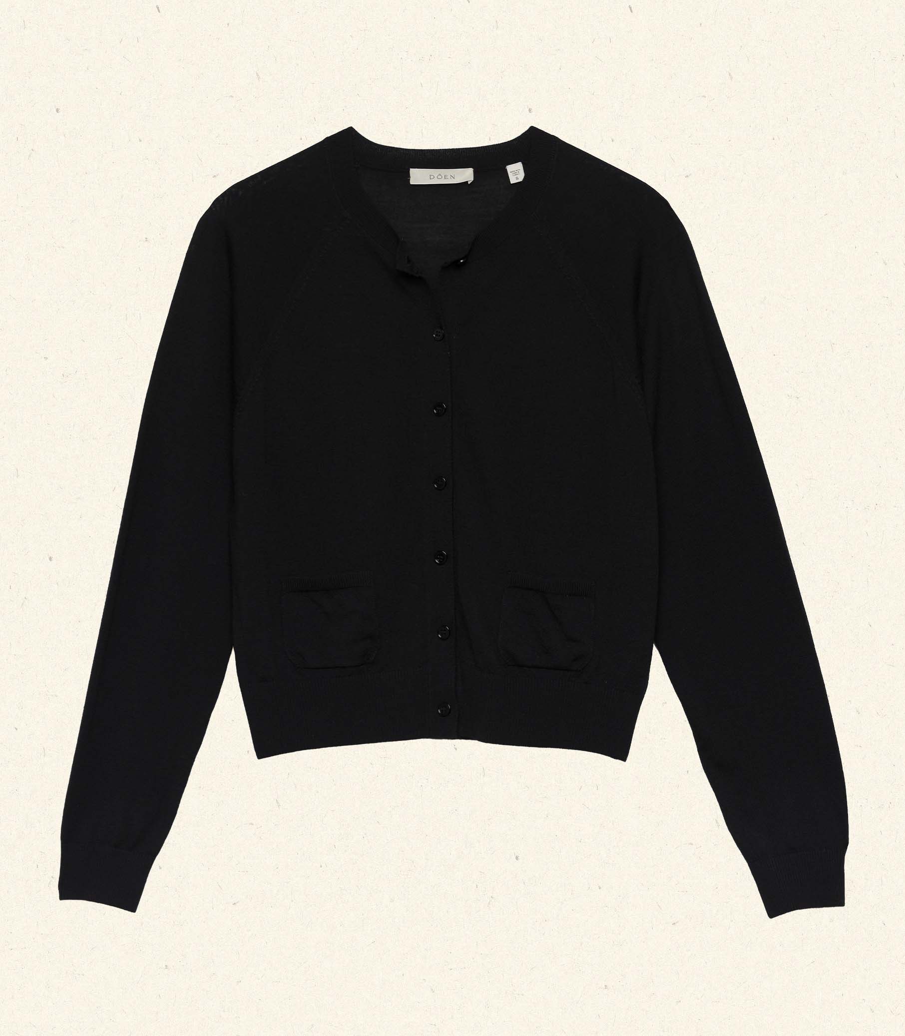 DÔEN Women Celine Cardigan - Black