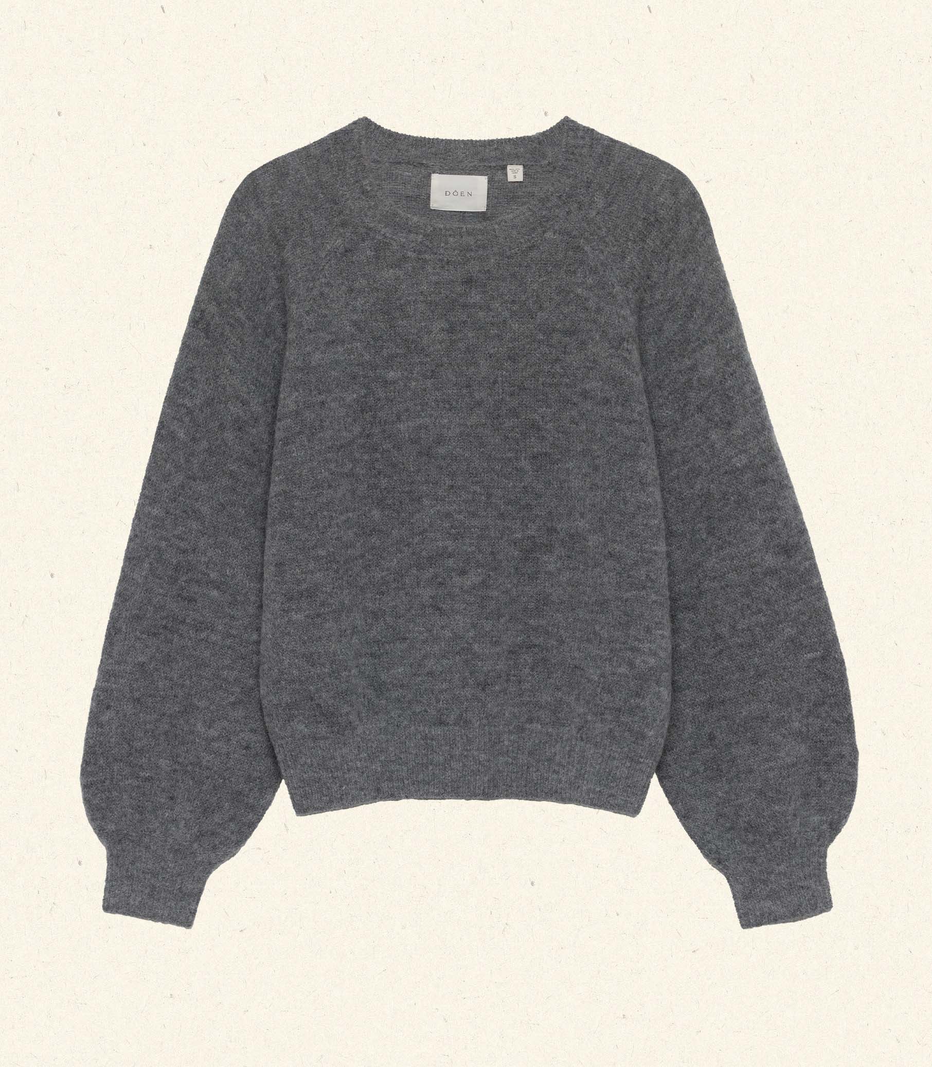 DÔEN Women Marsena Sweater - Dark Heather Grey