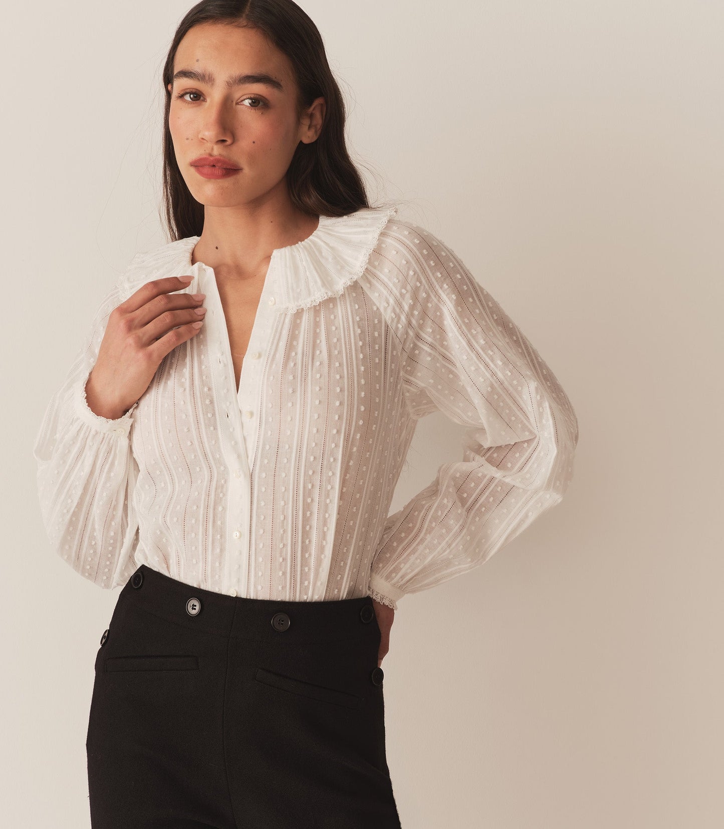 DÔEN Women Jacey Top - Salt