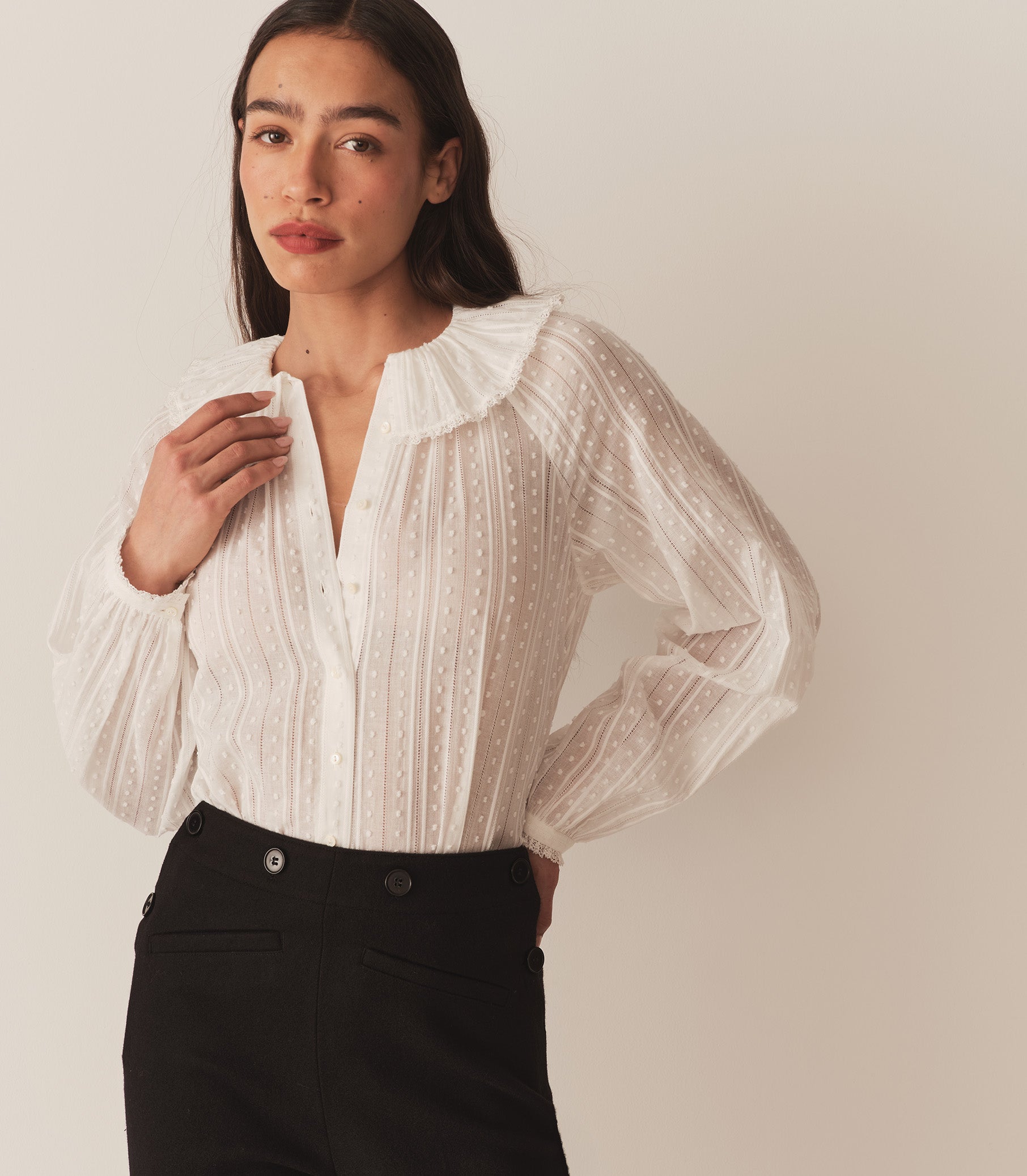 DÔEN Women Jacey Top - Salt