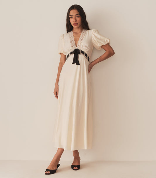 DÔEN Women Augustina Dress - Candlelight