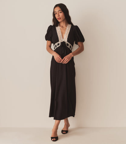 DÔEN Women Augustina Dress - Black