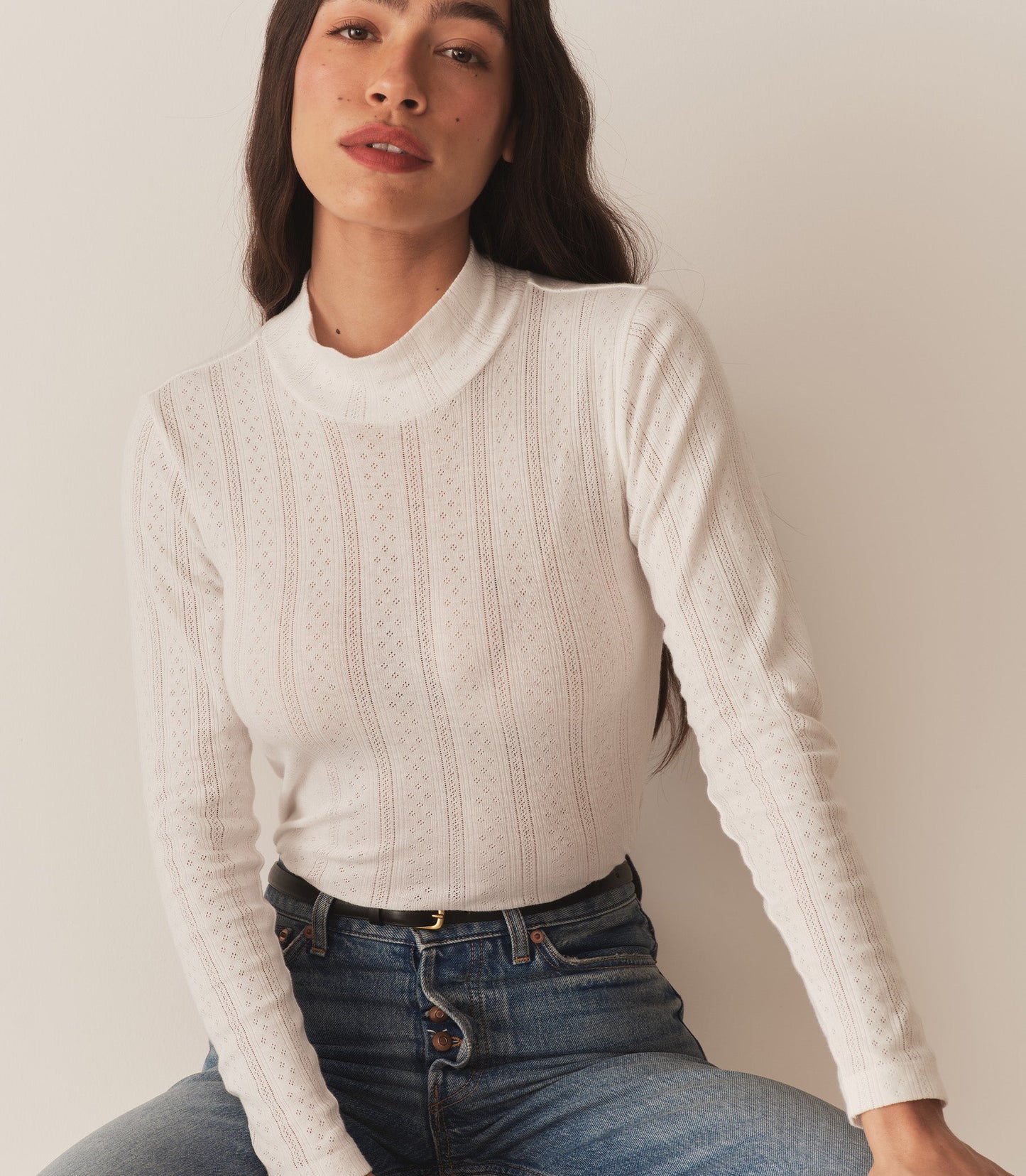 DÔEN Women Nessa Tee - Salt