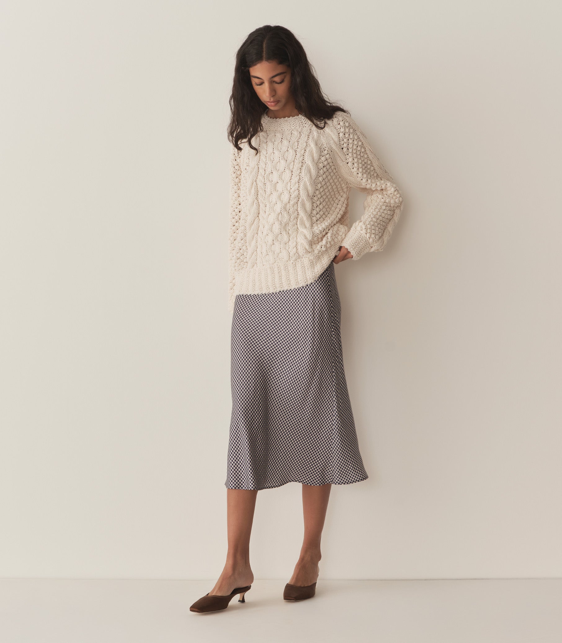 DÔEN Women Withrowe Sweater - Ivory