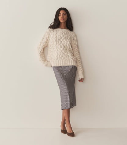 DÔEN Women Withrowe Sweater - Ivory