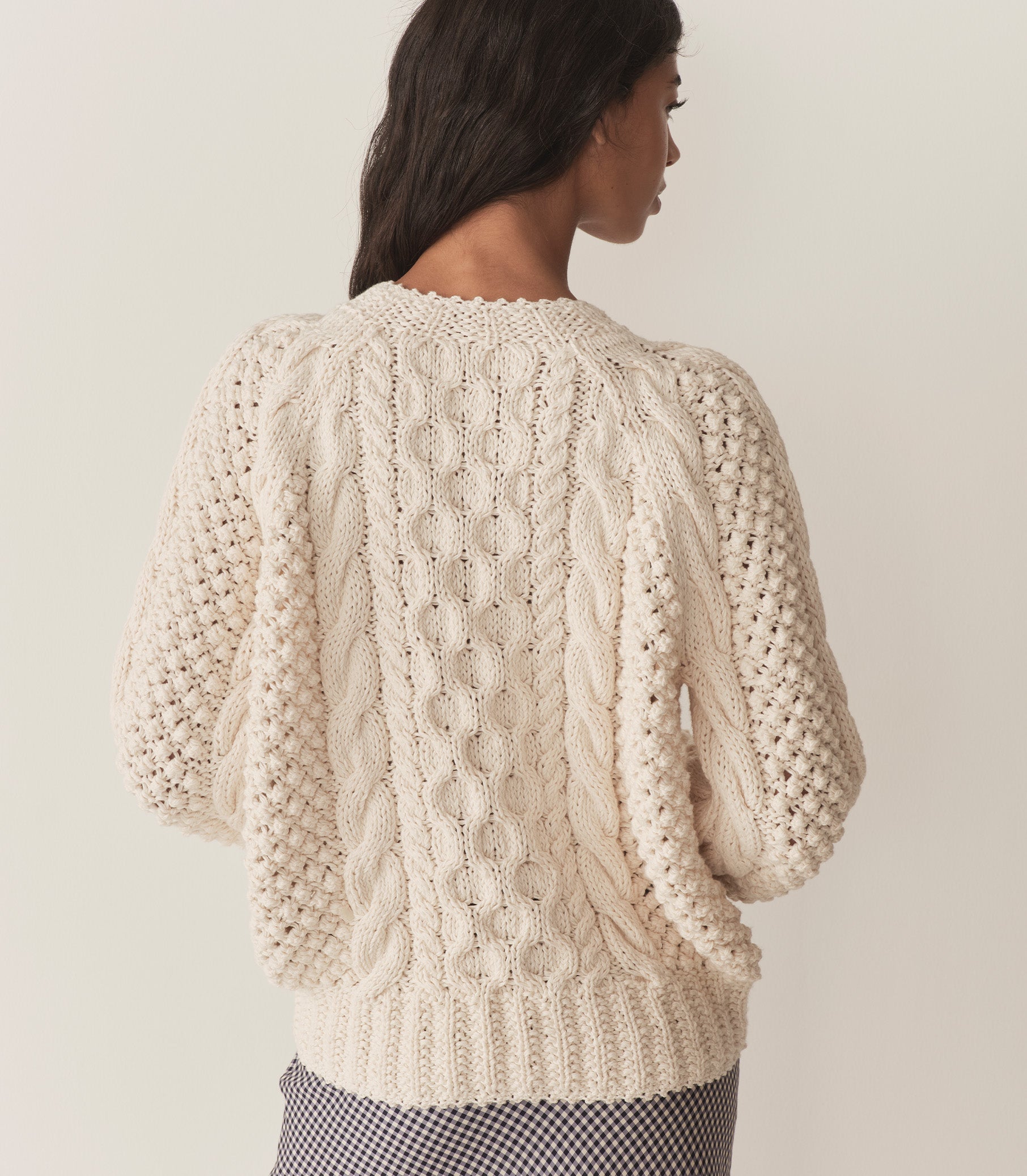 DÔEN Women Withrowe Sweater - Ivory