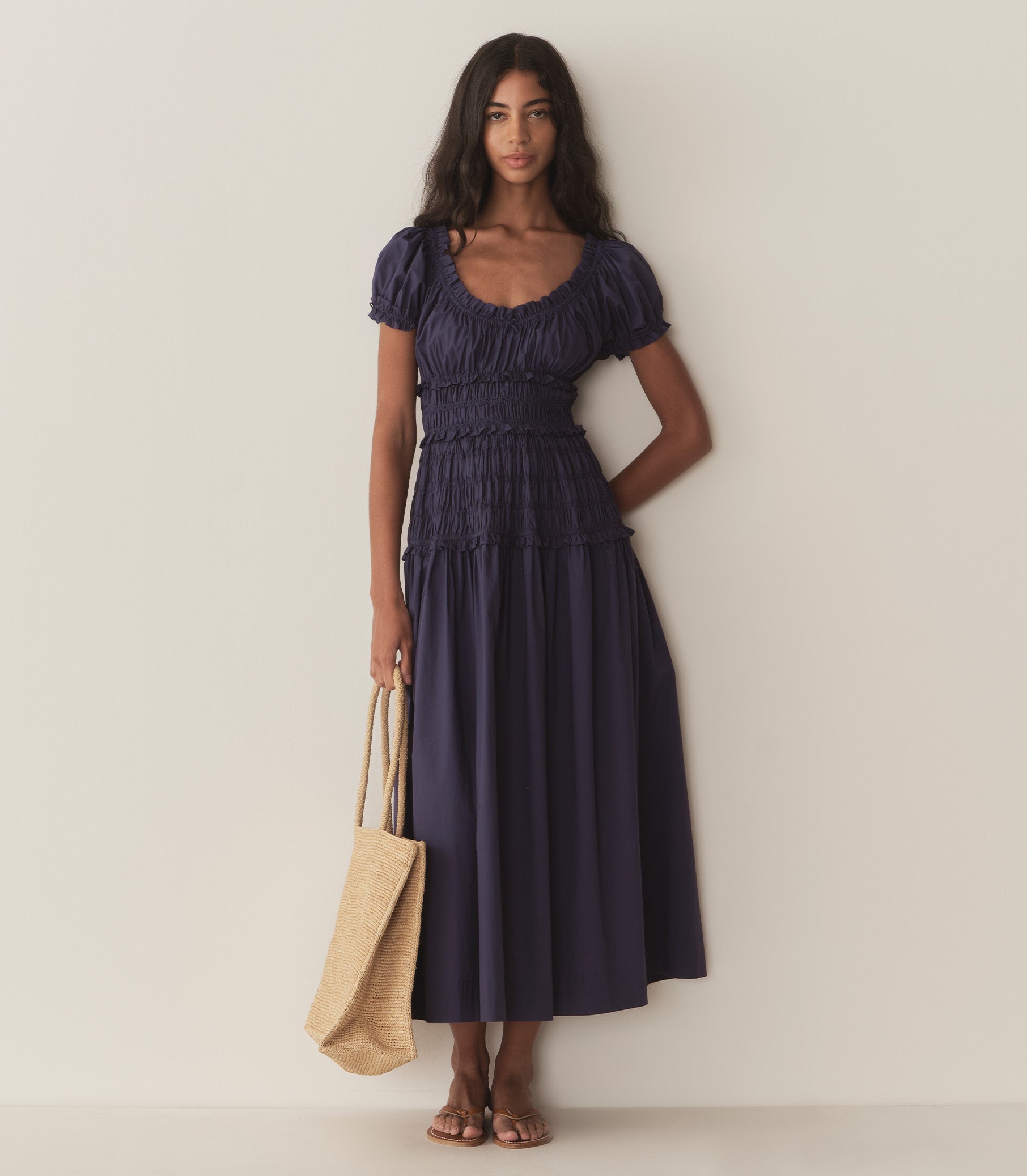 DÔEN Women Leanne Dress - Adriatic