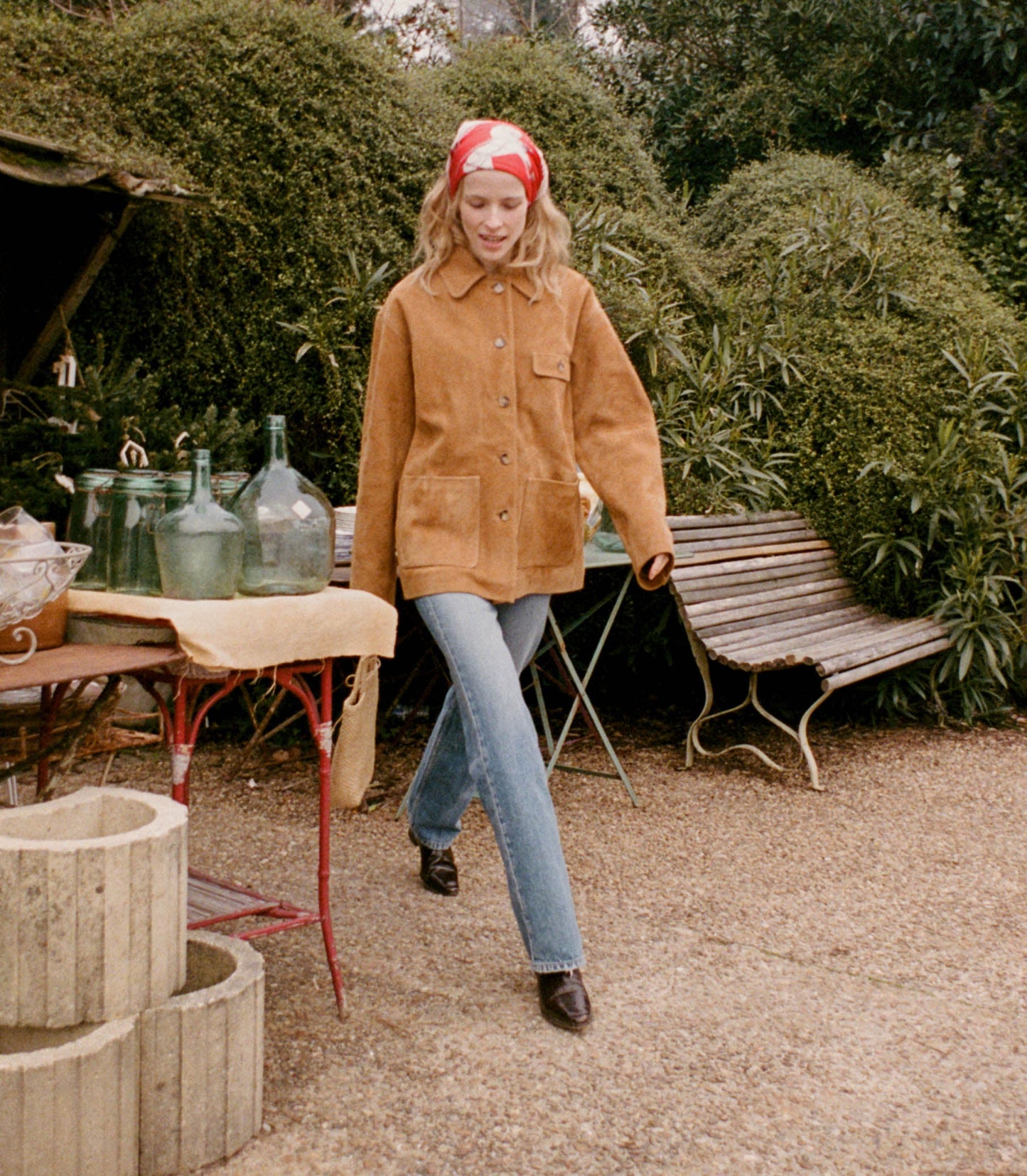 DÔEN Women Nolan Suede Jacket - Wild Chicory