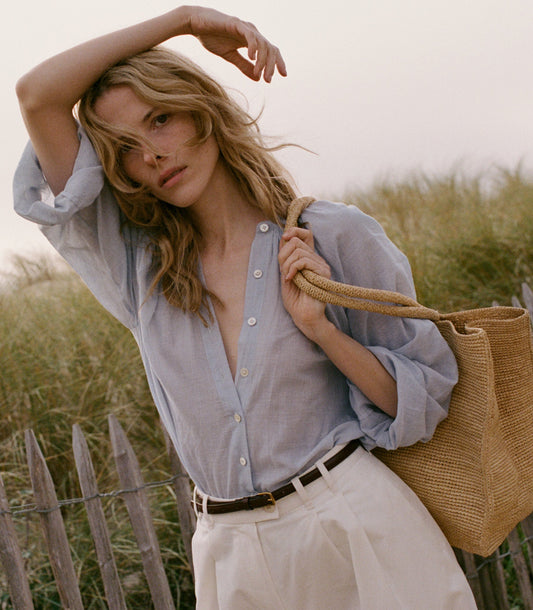 DÔEN Women Jonie Top - Harbor Blue