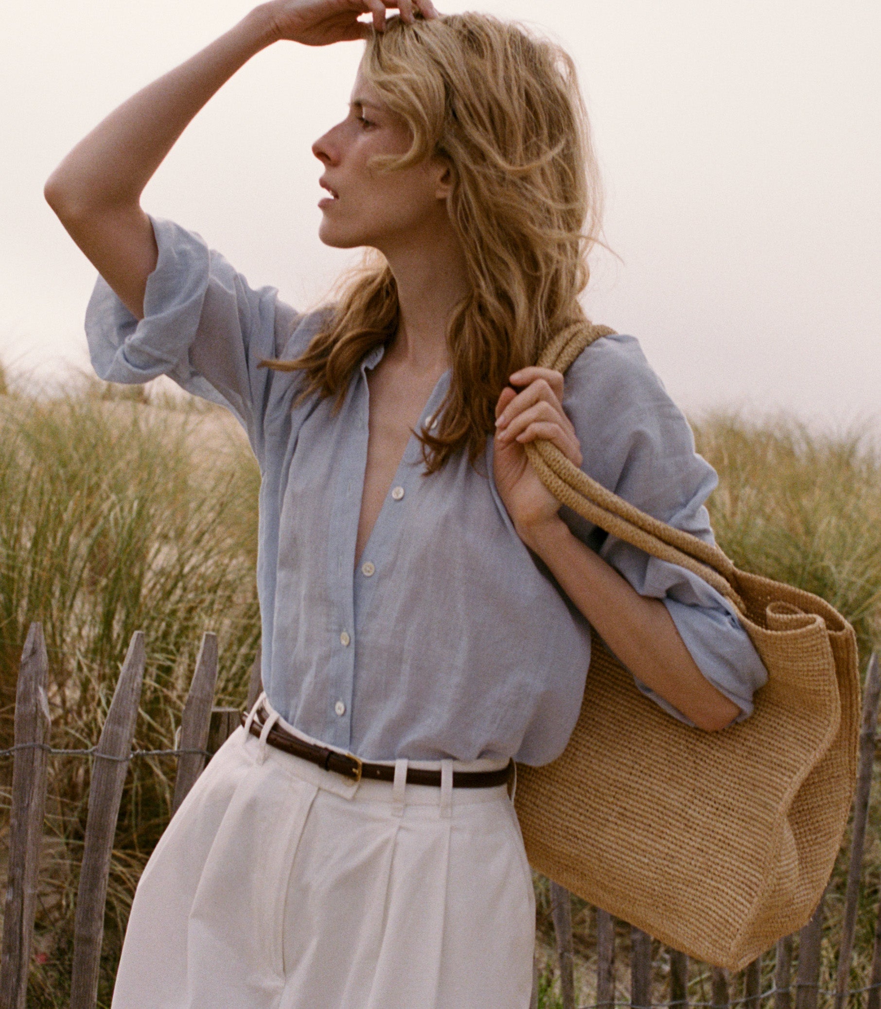 DÔEN Women Jonie Top - Harbor Blue