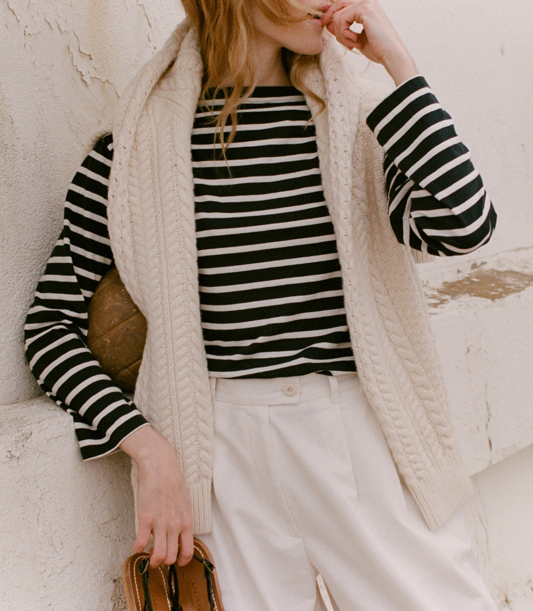 DÔEN Women Irene Tee - Breton Stripe