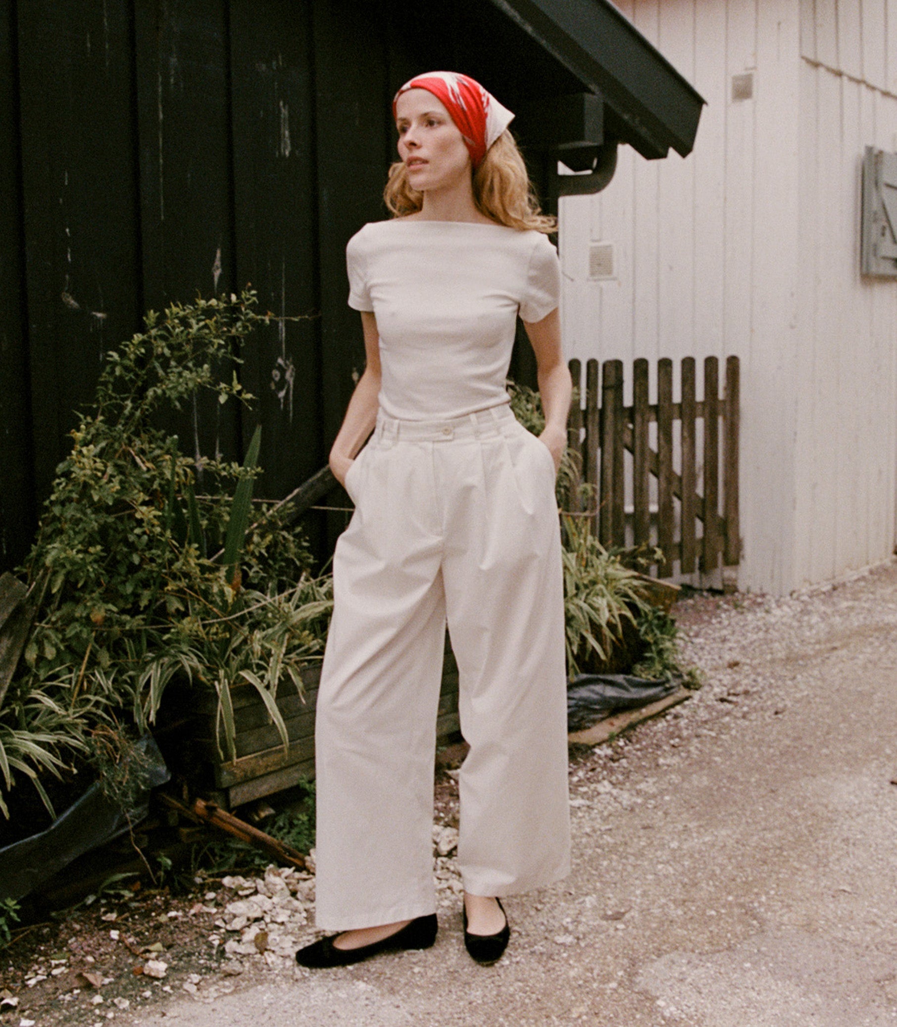 DÔEN Women Pauline Tee - Salt