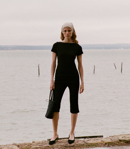 DÔEN Women Pauline Tee - Black