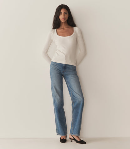 DÔEN Women Romy Tee - Salt