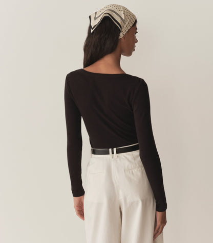 DÔEN Women Romy Tee - Black