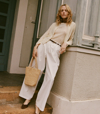 DÔEN Women Monica Sweater - Vanilla