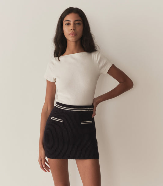 DÔEN Women Seymour Skirt - Deep Navy
