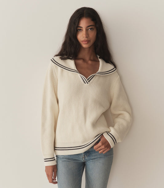 DÔEN Women Voyage Sweater - Ivory