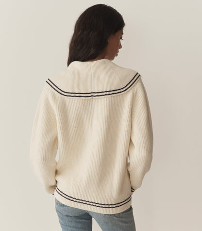DÔEN Women Voyage Sweater - Ivory