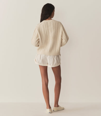 DÔEN Women Marilene Cardigan - Ivory