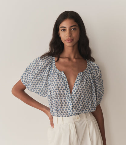 DÔEN Women June Top - Dahlia Ditsy