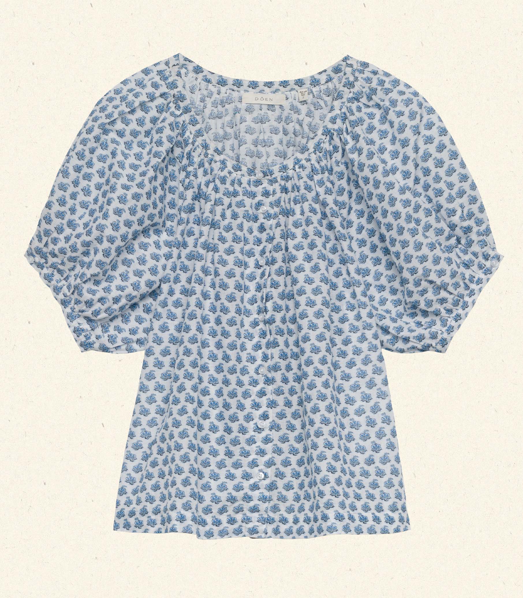 DÔEN Women June Top - Dahlia Ditsy