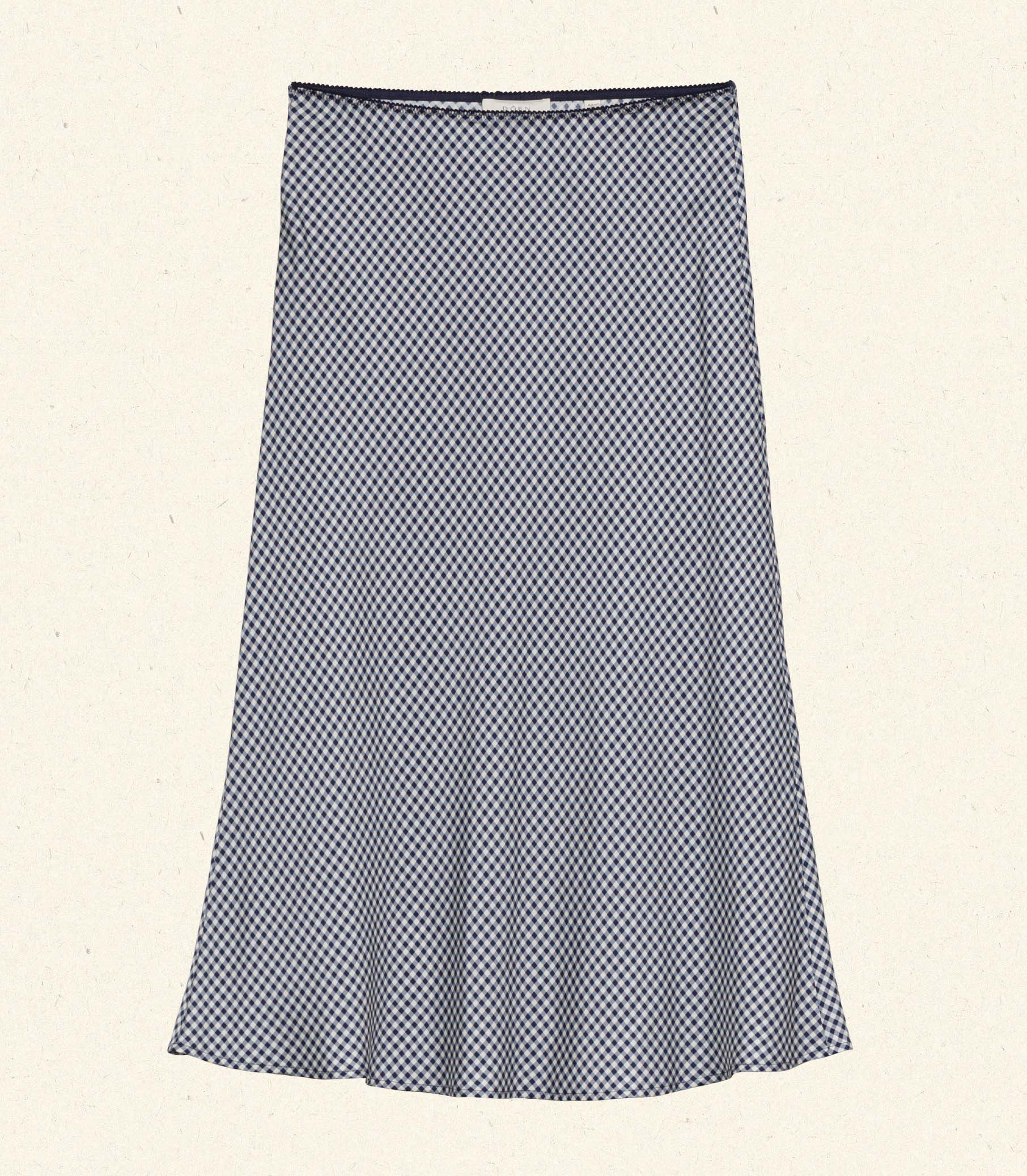 DÔEN Women Elowena Skirt - Santa Marina Gingham