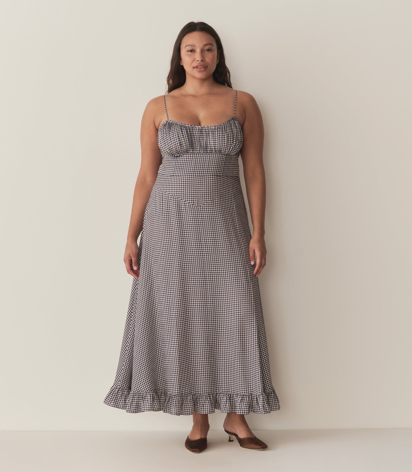 DÔEN Women Rosaria Dress - Santa Marina Gingham