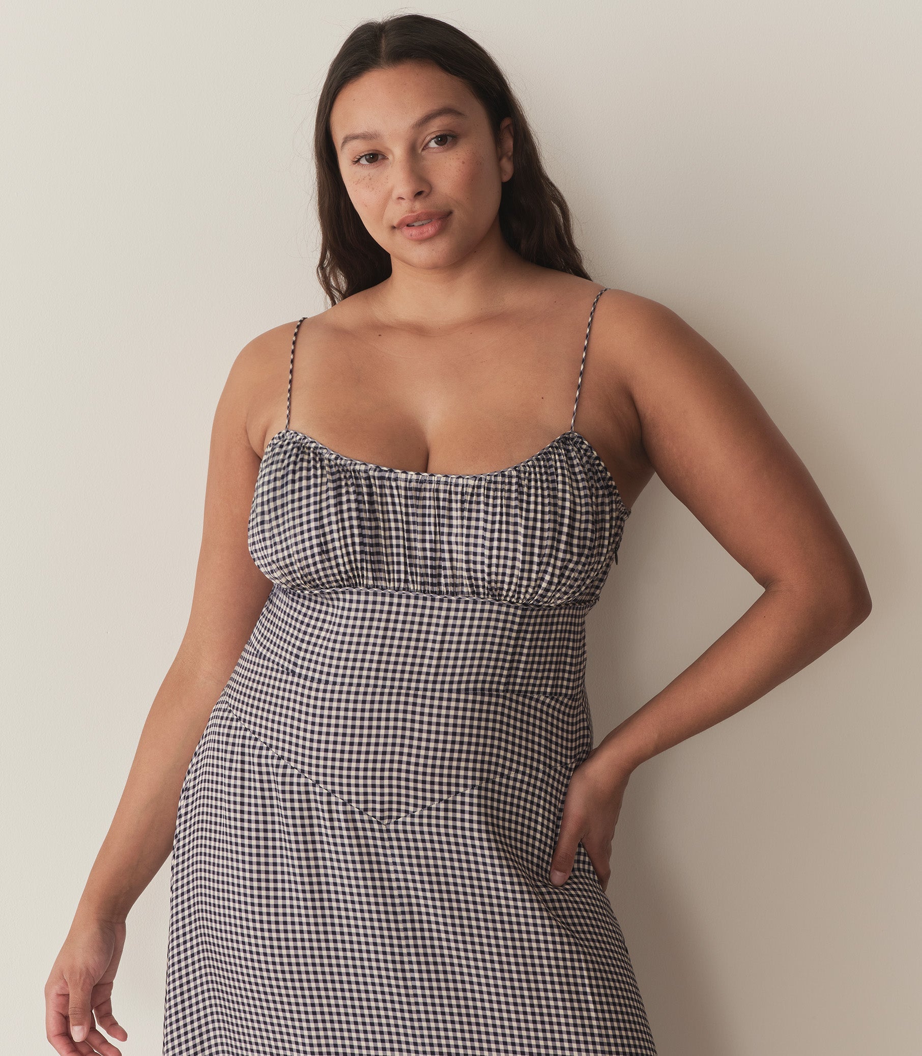 DÔEN Women Rosaria Dress - Santa Marina Gingham