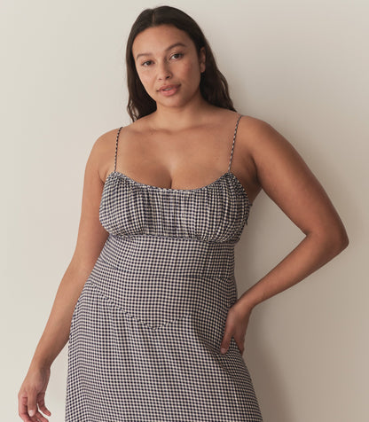 DÔEN Women Rosaria Dress - Santa Marina Gingham