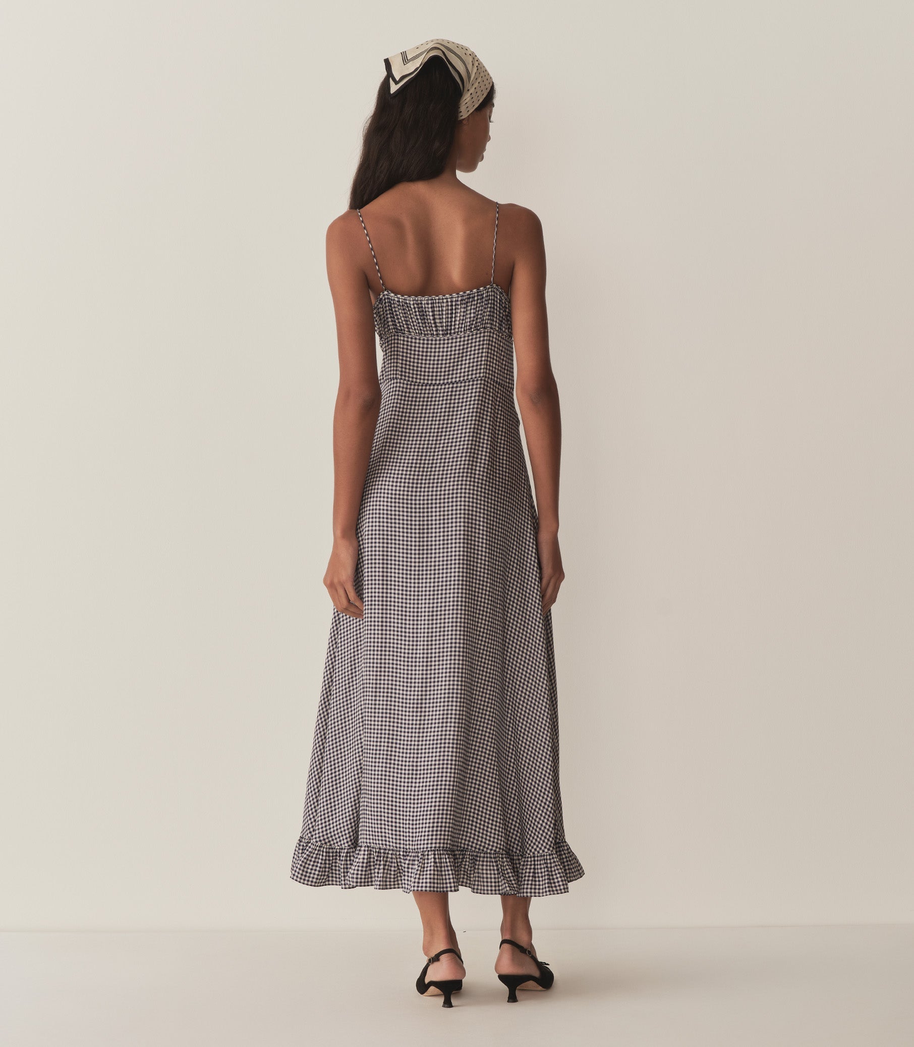 DÔEN Women Rosaria Dress - Santa Marina Gingham