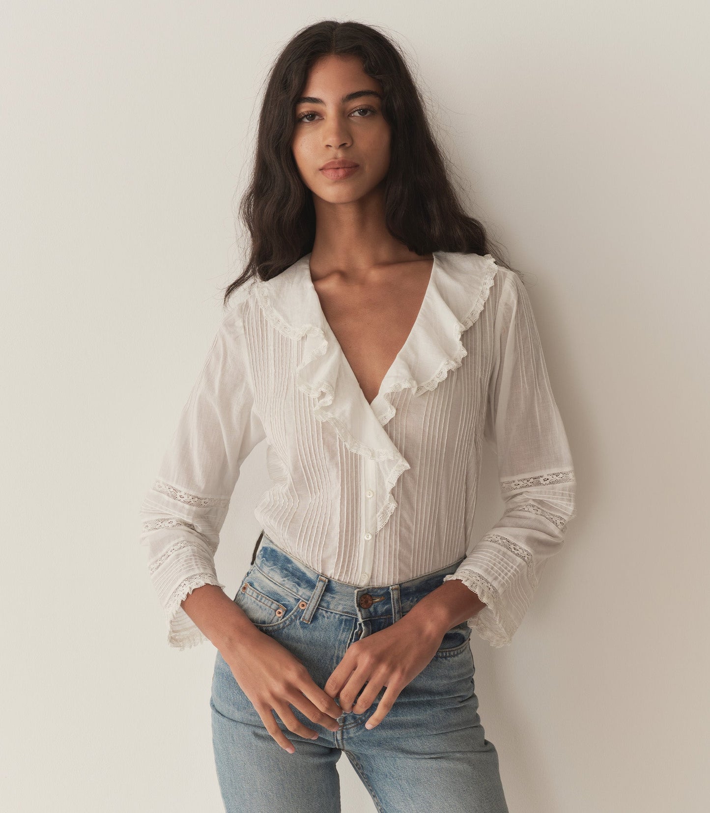 DÔEN Women Huguette Top - Salt