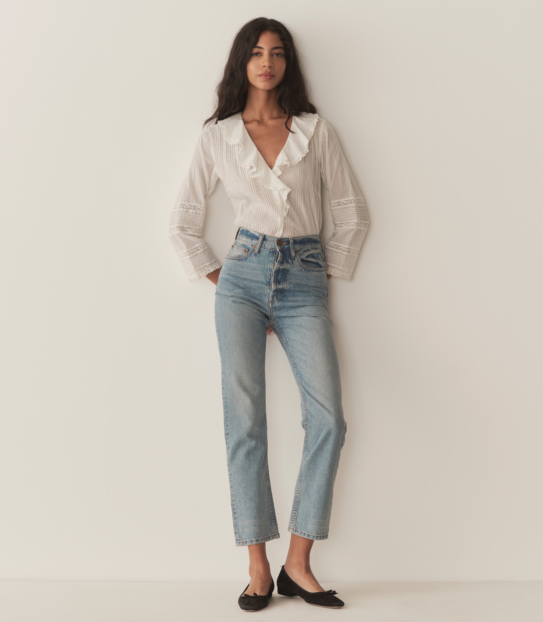 DÔEN Women Huguette Top - Salt
