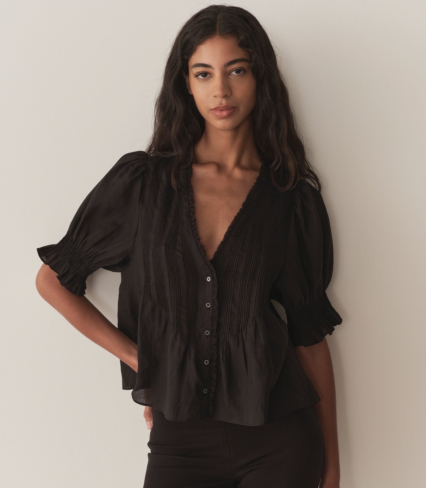 DÔEN Women Karlie Top - Black
