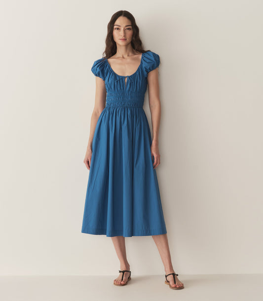 DÔEN Women Quinn Dress - Soft Cobalt