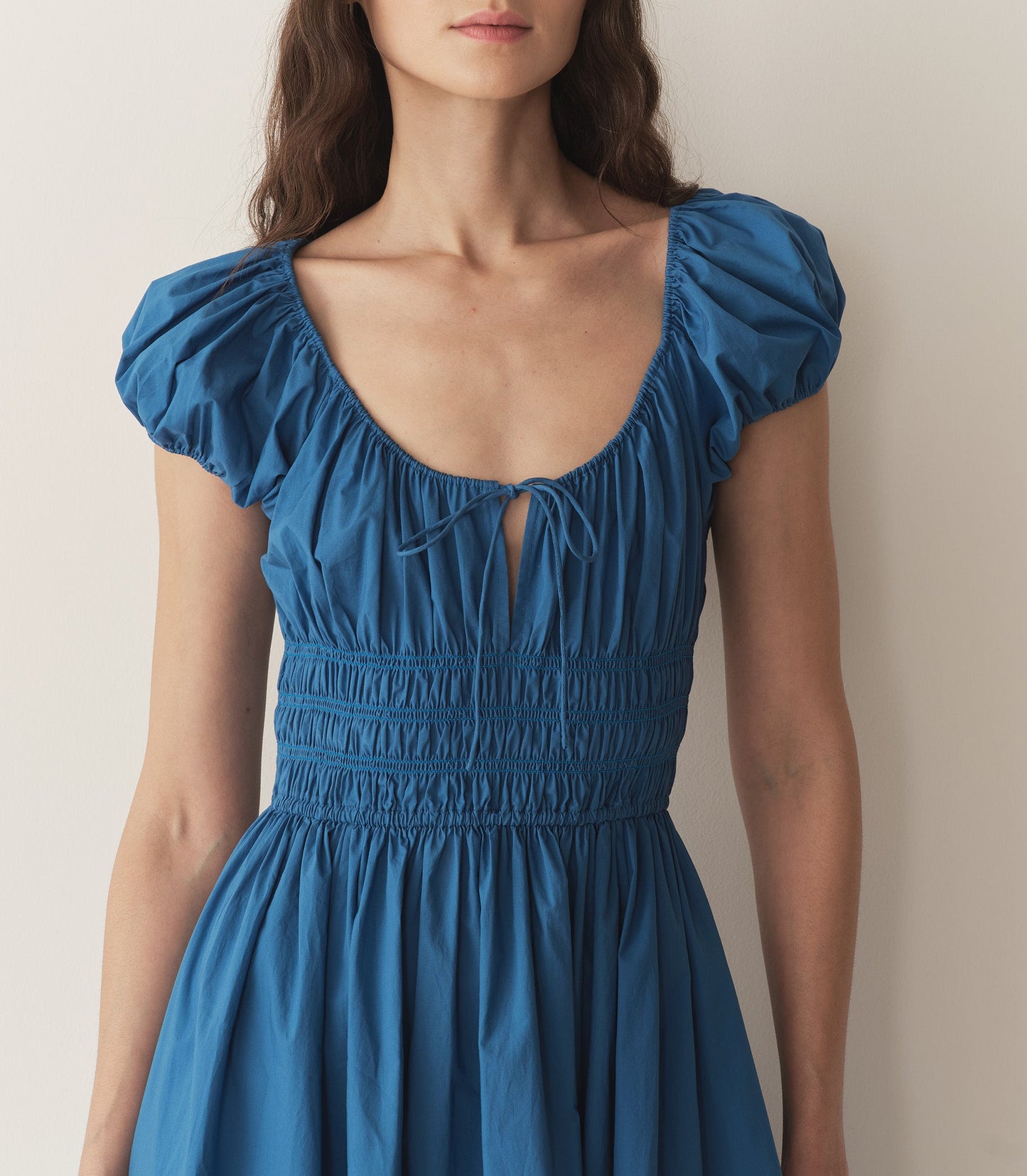 DÔEN Women Quinn Dress - Soft Cobalt