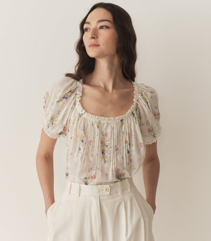 DÔEN Women Frederica Top - Painted Bouquet