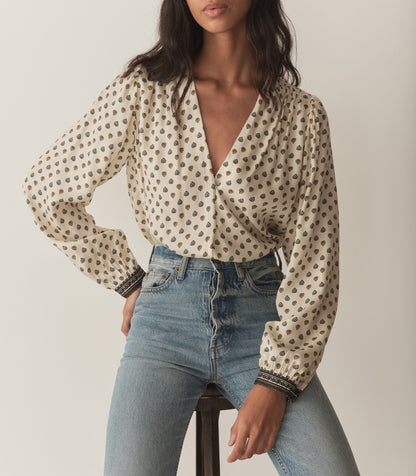 DÔEN Women Candace Top - Riviera Foulard