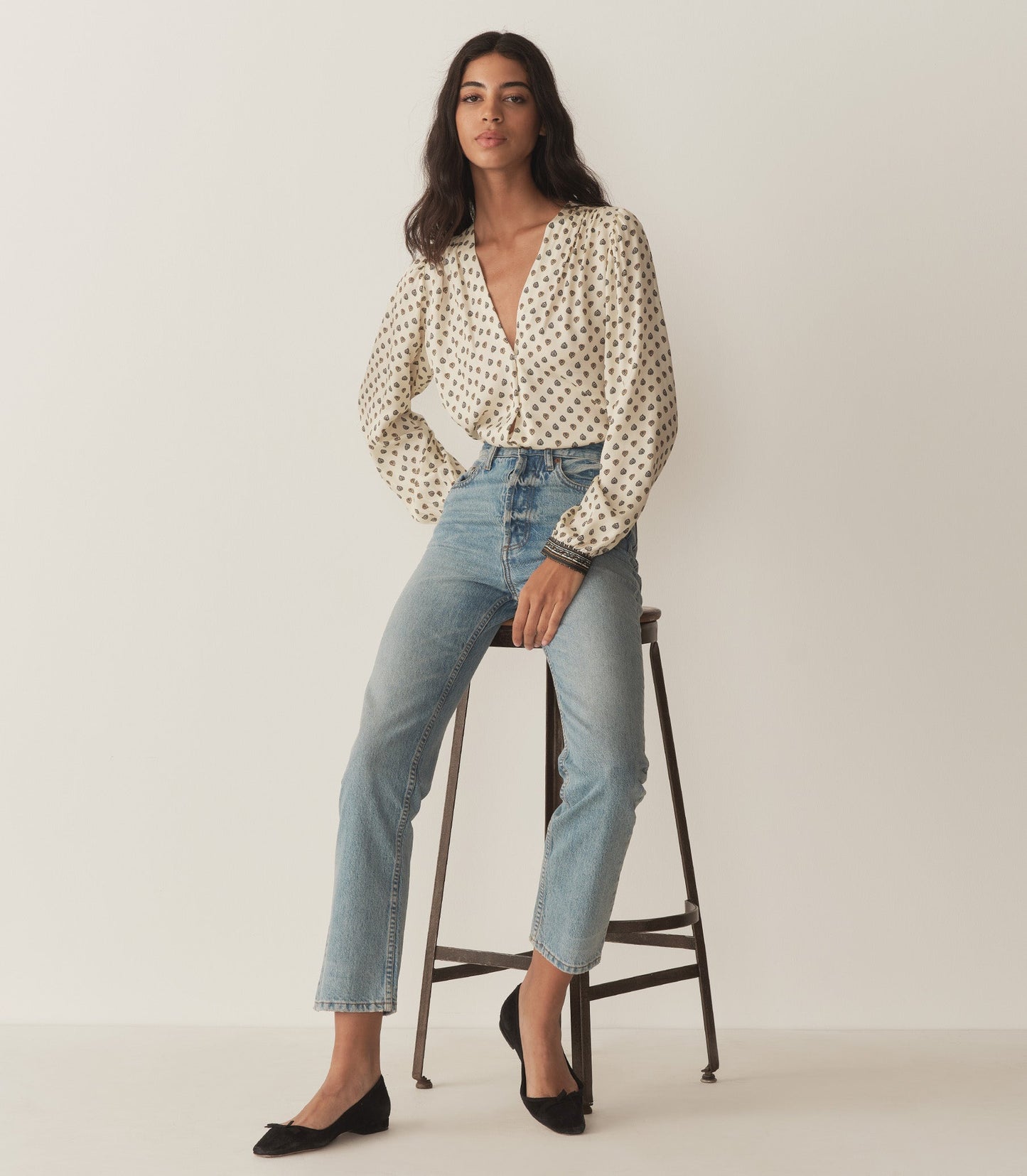 DÔEN Women Candace Top - Riviera Foulard